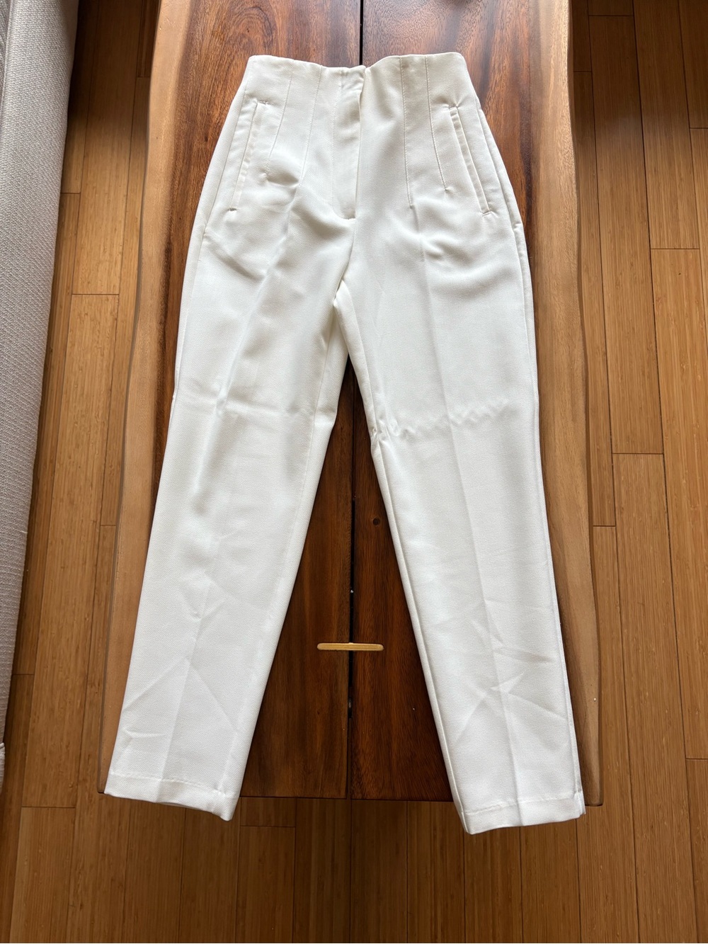 Women’s White Zara Trousers XS